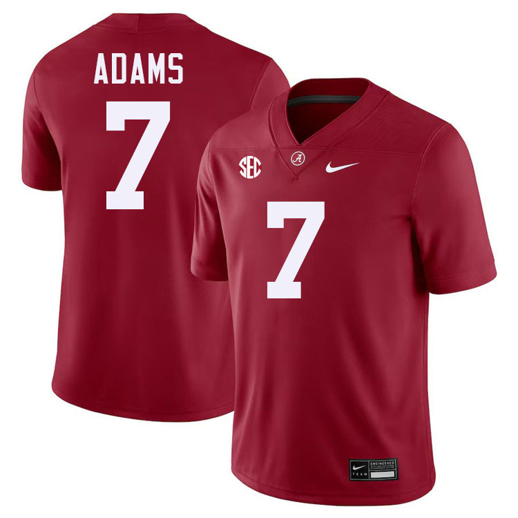 #7 Cole Adams Alabama Jersey,University Of Alabama Crimson Tide Football Jersey,Uniforms-Crimson